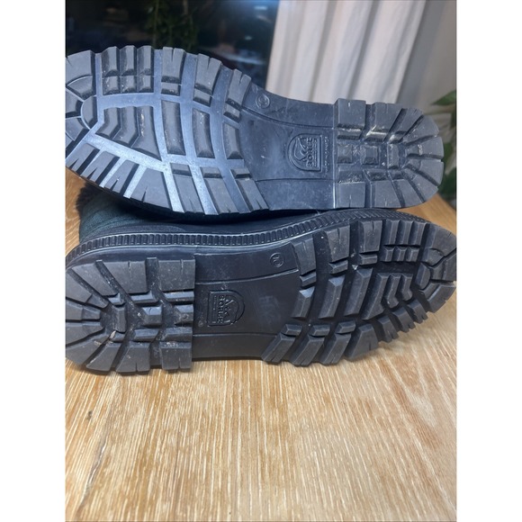 Sorel Winter Boots Green Nylon/Rubber Waterproof Lined Size Women's 10 EUC VTG - Picture 12 of 12